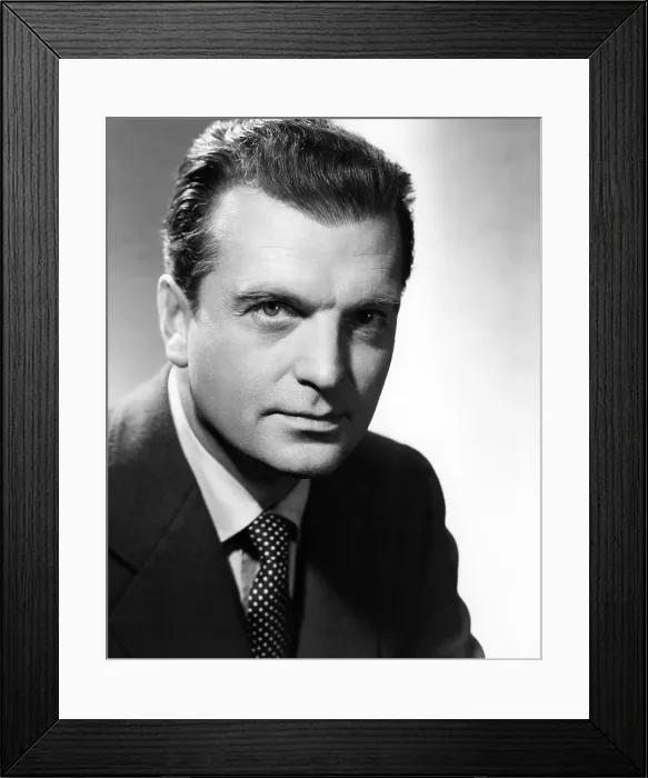 Framed Print : John Loder, RKO Radio Pictures portrait, 1944
