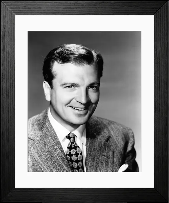 Framed Print : John Loder, Warner Brothers portrait, ca. 1940s Framed Print : John Loder, Warner Brothers portrait, ca. 1940s