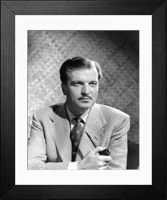 Framed Print : John Loder, ca. late 1940s Framed Print : John Loder, ca. late 1940s