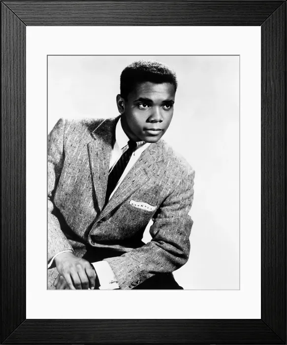 Framed Print : Singer Johnny Nash, ca. mid-1950s