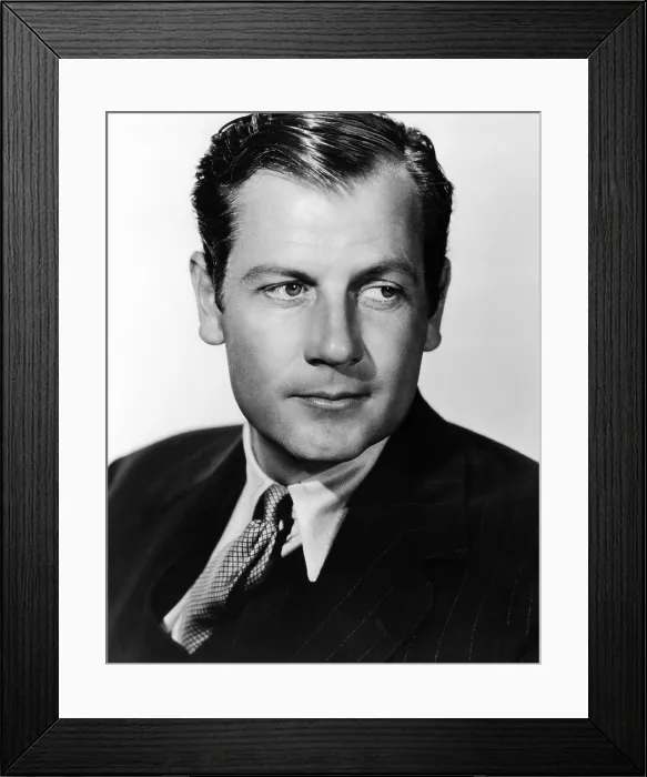 Framed Print : Joel McCrea, ca. 1940s