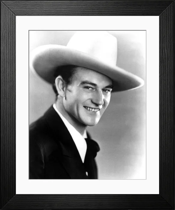 Framed Print : John Wayne, ca. early 1930s