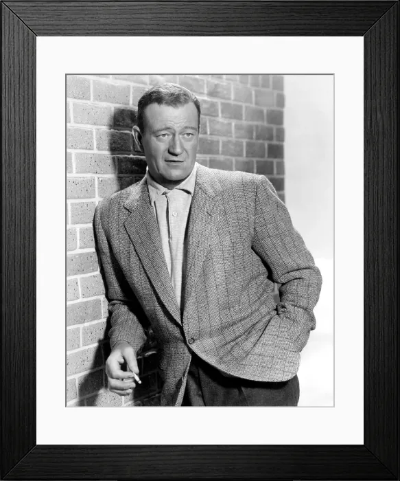 Framed Print : John Wayne, 1955 Framed Print : John Wayne, 1955