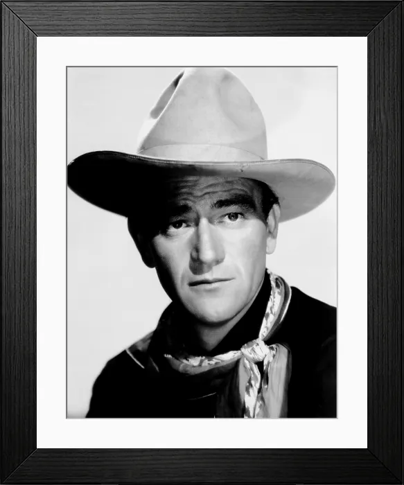 Framed Print : John Wayne, ca. 1940 Framed Print : John Wayne, ca. 1940