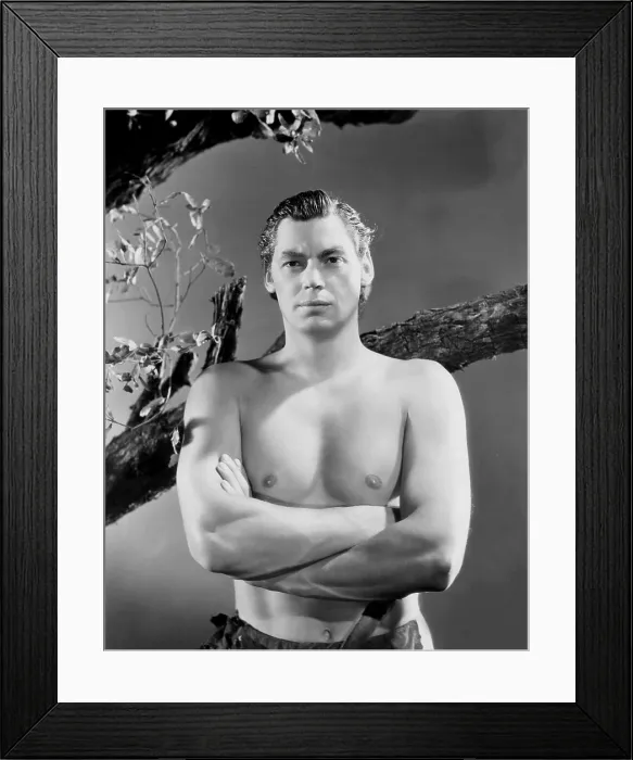 Framed Print : Johnny Weissmuller, ca. mid-1930s