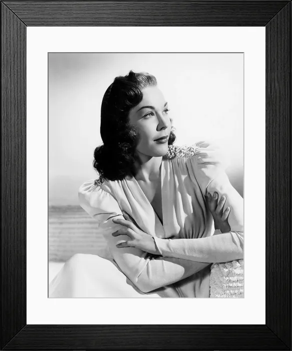 Framed Print : Joan Woodbury, ca. early 1940s Framed Print : Joan Woodbury, ca. early 1940s