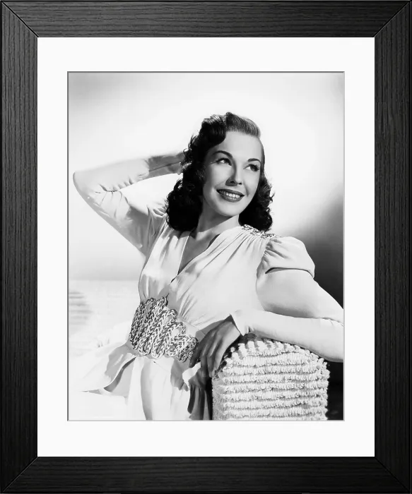 Framed Print : Joan Woodbury, ca. early 1940s Framed Print : Joan Woodbury, ca. early 1940s