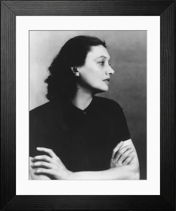 Framed Print : Katharine Cornell, ca. 1940