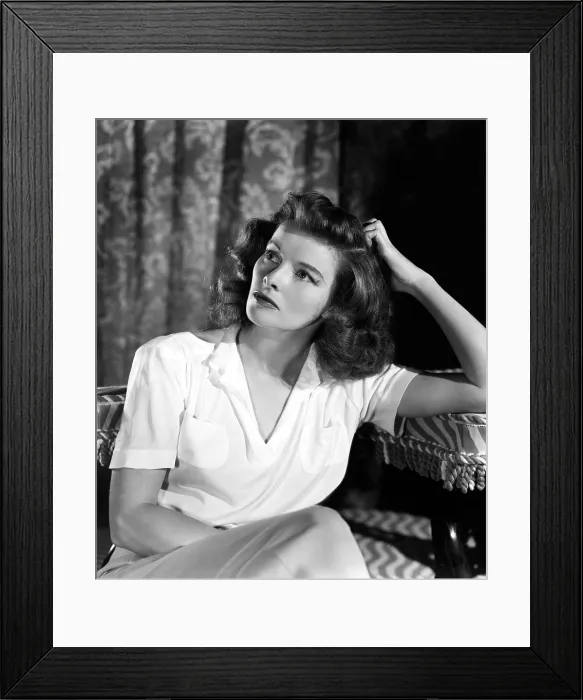 Framed Print : Katharine Hepburn, 1940s MGM portrait