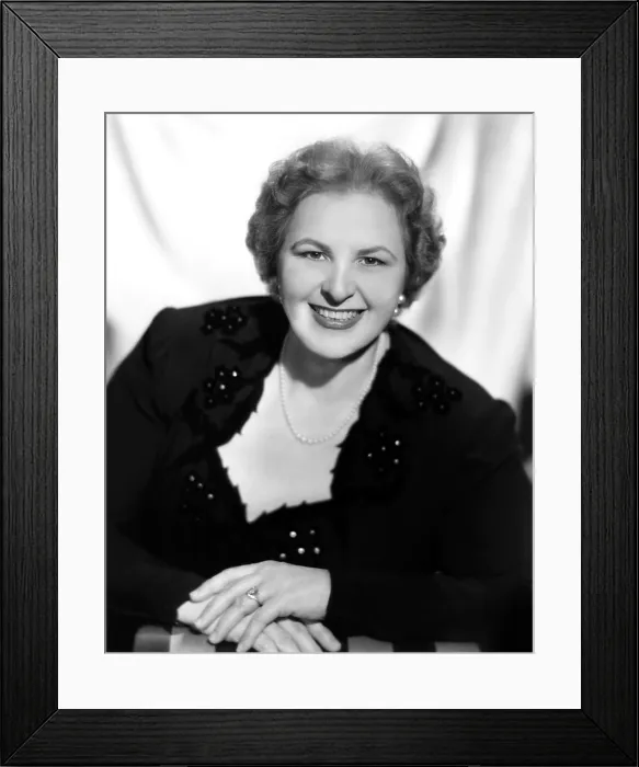 Framed Print : Kate Smith, ca. 1950s