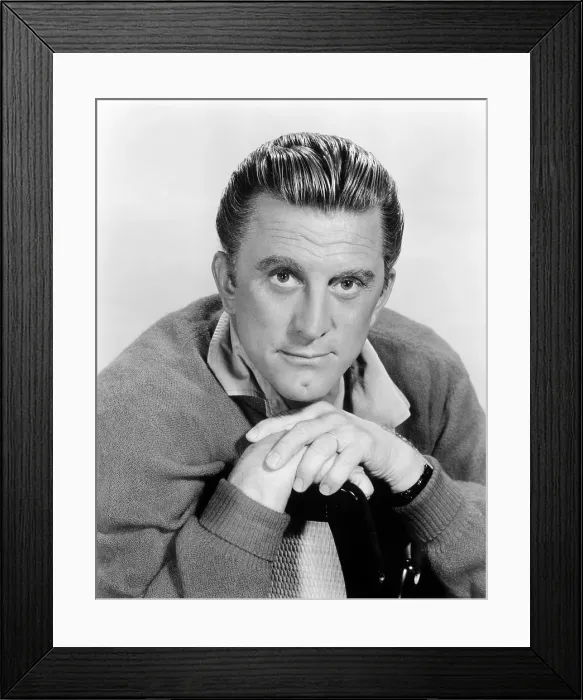 Framed Print : Kirk Douglas, 1963