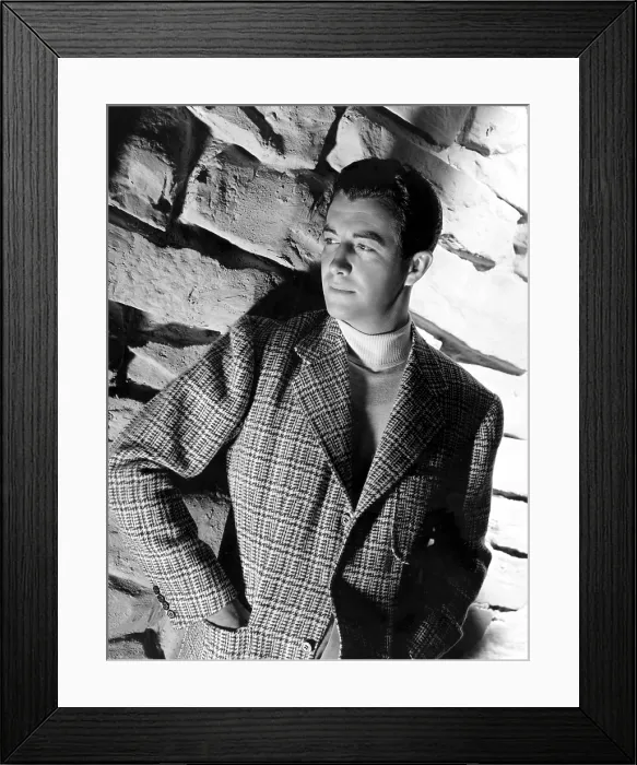 Framed Print : Robert Taylor, photo dated Oct. 1937 Framed Print : Robert Taylor, photo dated Oct. 1937