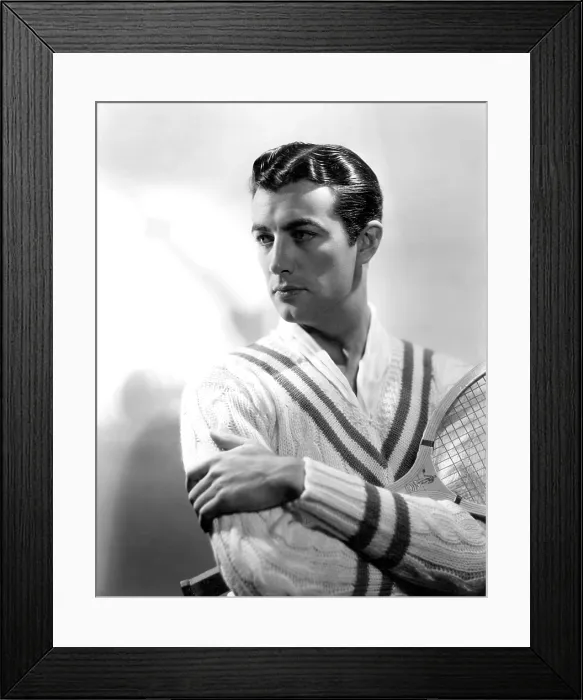 Framed Print : Robert Taylor, photo dated 1935. Photo by Clarence Sinclair Bull Framed Print : Robert Taylor, photo dated 1935. Photo by Clarence Sinclair Bull