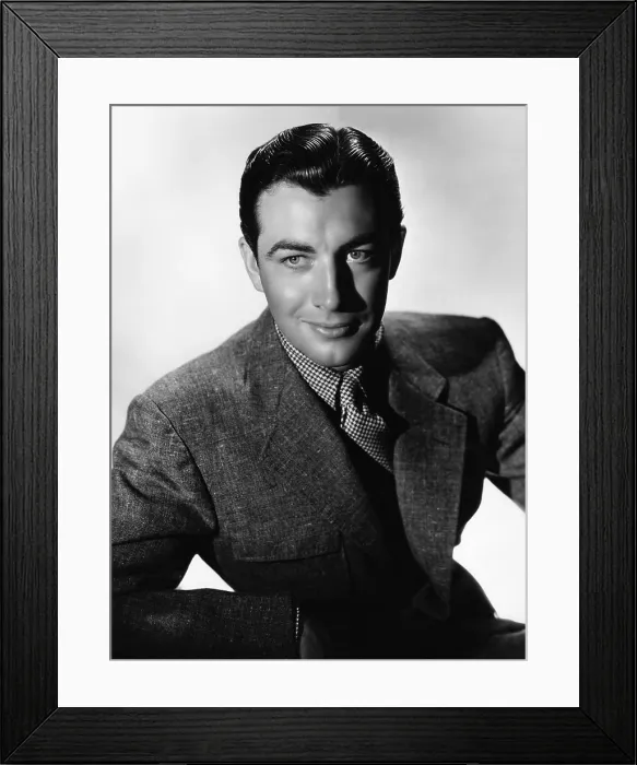 Framed Print : Robert Taylor, MGM portrait by Hurrell, ca. 1936