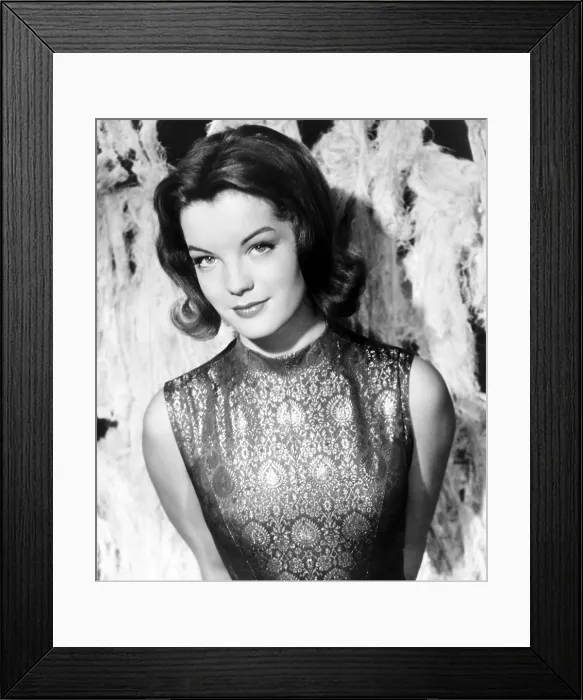 Framed Print : Romy Schneider, 1954