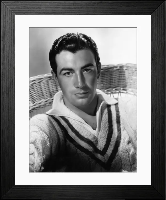 Framed Print : Robert Taylor, MGM portrait by Hurrell, ca. 1935 Framed Print : Robert Taylor, MGM portrait by Hurrell, ca. 1935