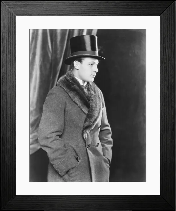 Framed Print : Rudolph Valentino, mid 1920s