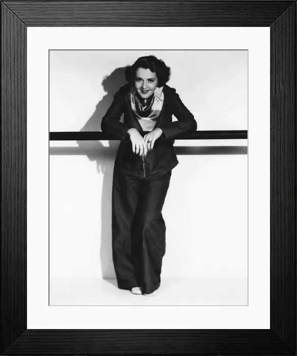 Framed Print : Ruby Keeler, Warner Bros. portrait, circa 1934 - 1935