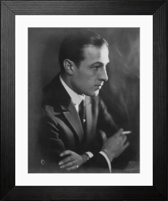 Framed Print : Rudolph Valentino, 1920s