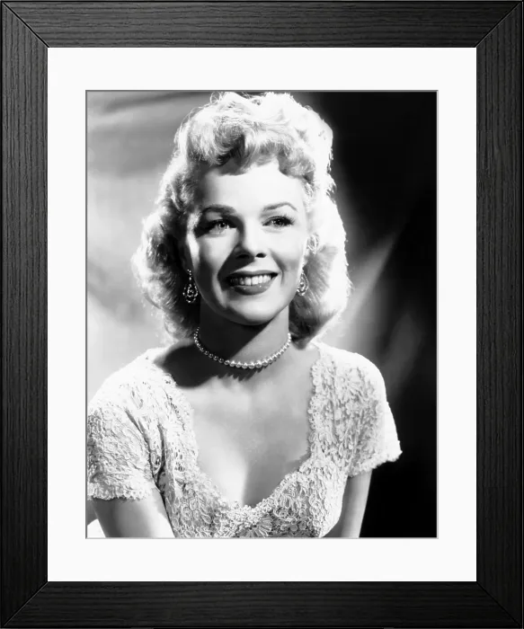 Framed Print : Sally Forrest, when she was filming SON OF SINBAD at RKO, 1954