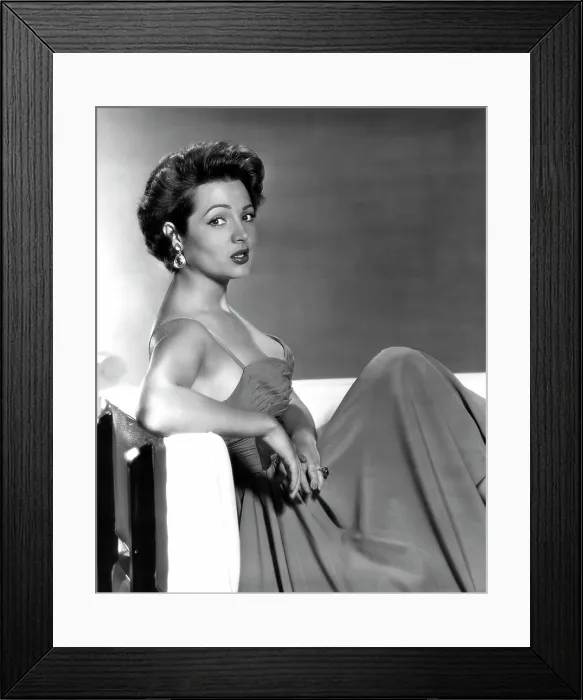 Framed Print : Sarita Montiel, (aka Sara Montiel), 1956