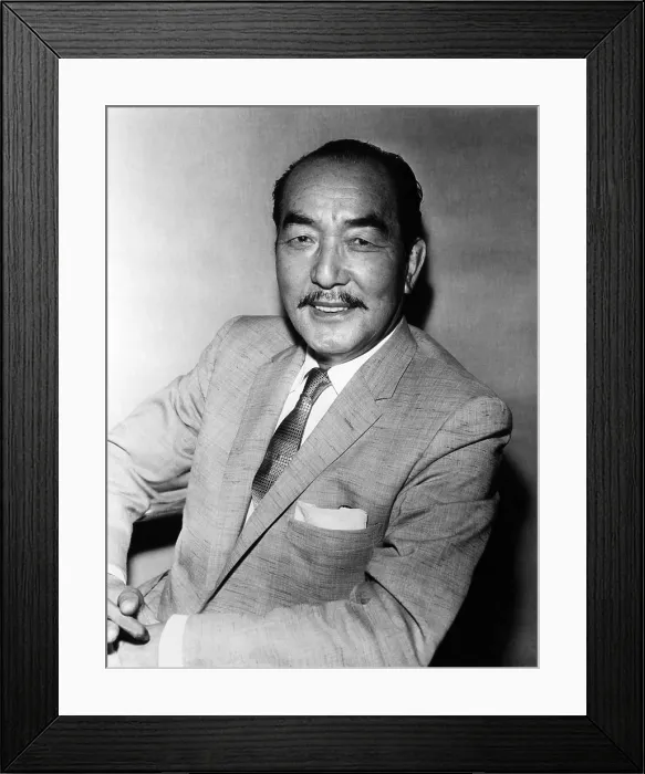 Framed Print : Sessue Hayakawa, ca, 1950s