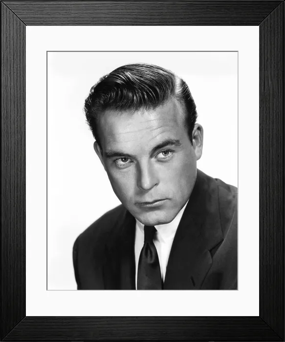 Framed Print : Scott Brady, ca. mid-1950s