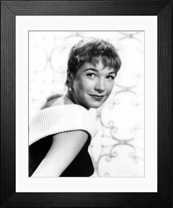 Framed Print : Shirley MacLaine, 1955