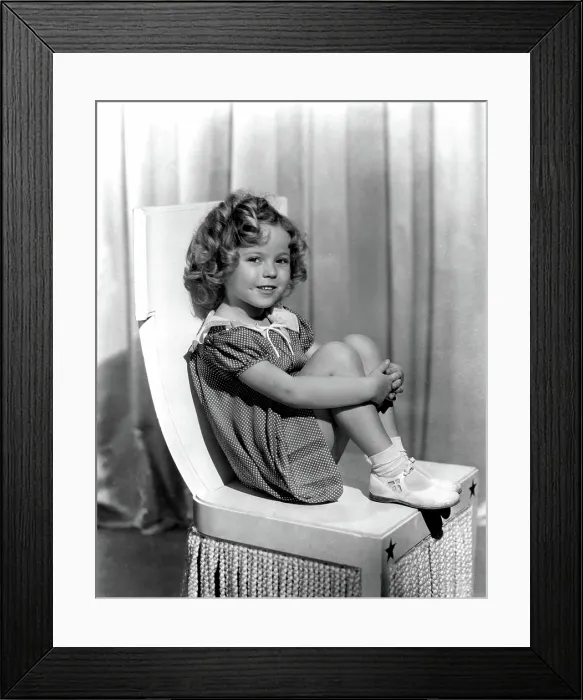 Framed Print : Shirley Temple in Paramount publicity photo, 1934 Framed Print : Shirley Temple in Paramount publicity photo, 1934