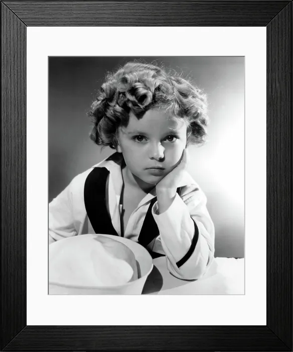 Framed Print : Shirley Temple in a sailor suit