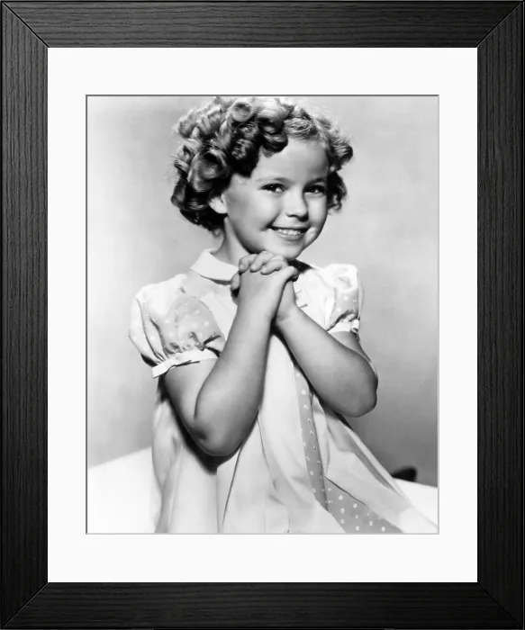 Framed Print : Shirley Temple, 1936