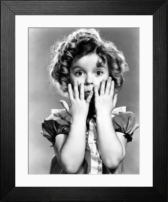 Framed Print : Shirley Temple, ca. 1934