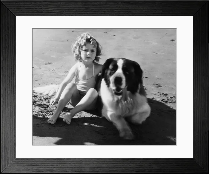 Framed Print : Shirley Temple, ca. 1934