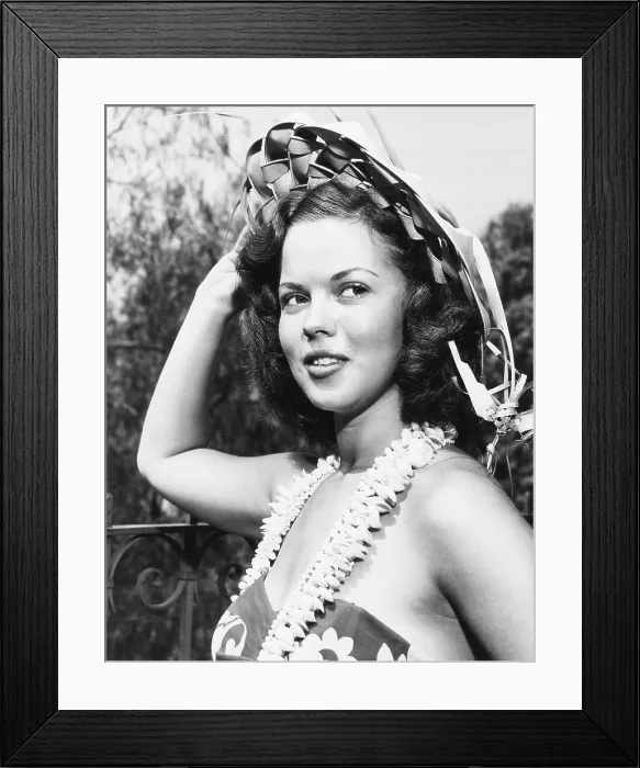 Framed Print : Shirley Temple, 1950