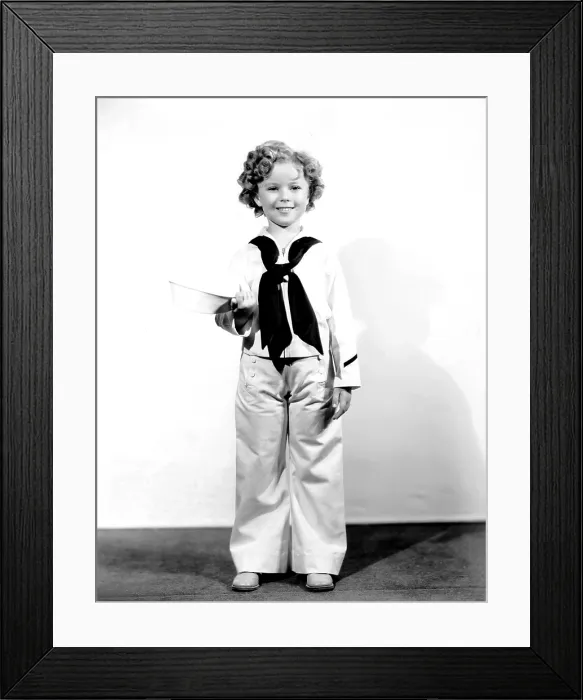 Framed Print : Shirley Temple, 1936