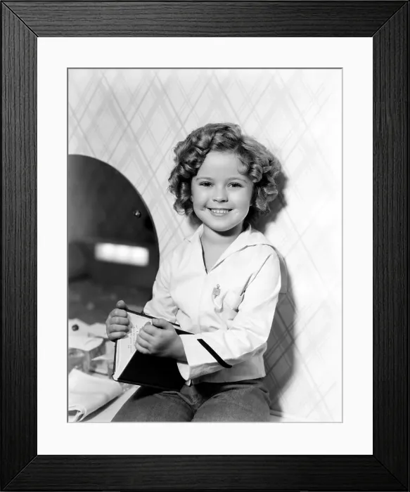 Framed Print : Shirley Temple, 1936