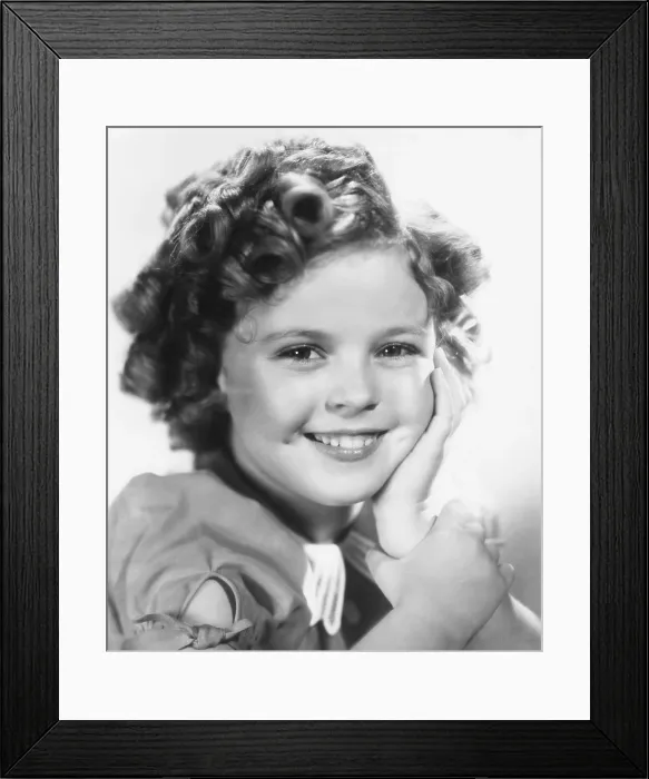 Framed Print : Shirley Temple, 1935