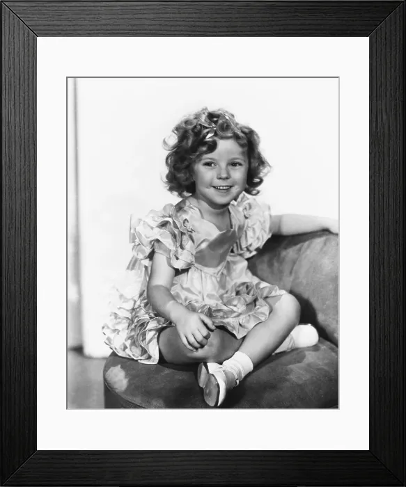 Framed Print : Shirley Temple, ca. 1935 Framed Print : Shirley Temple, ca. 1935