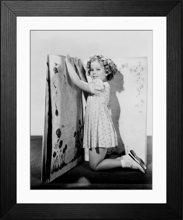 Framed Print : Shirley Temple, ca. 1936
