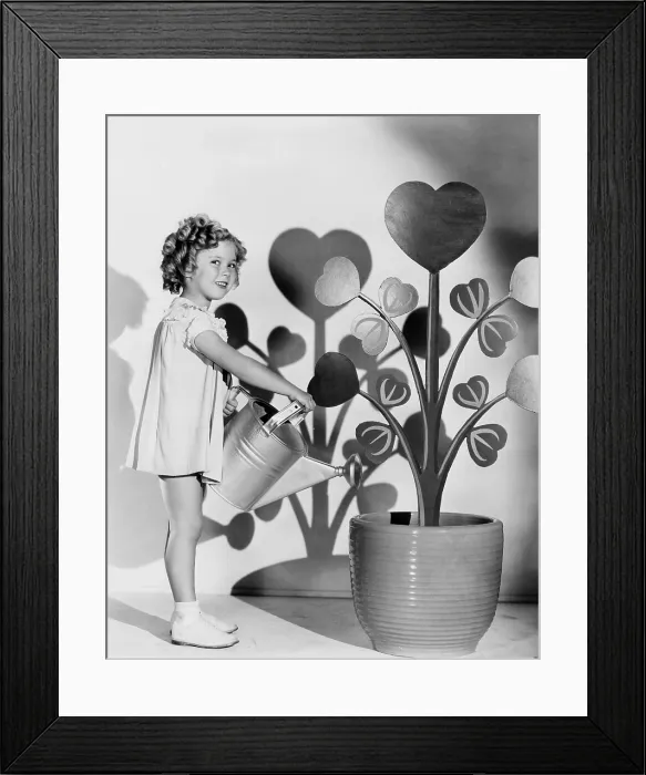 Framed Print : Shirley Temple, 1936