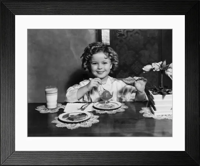 Framed Print : Shirley Temple, ca. 1935