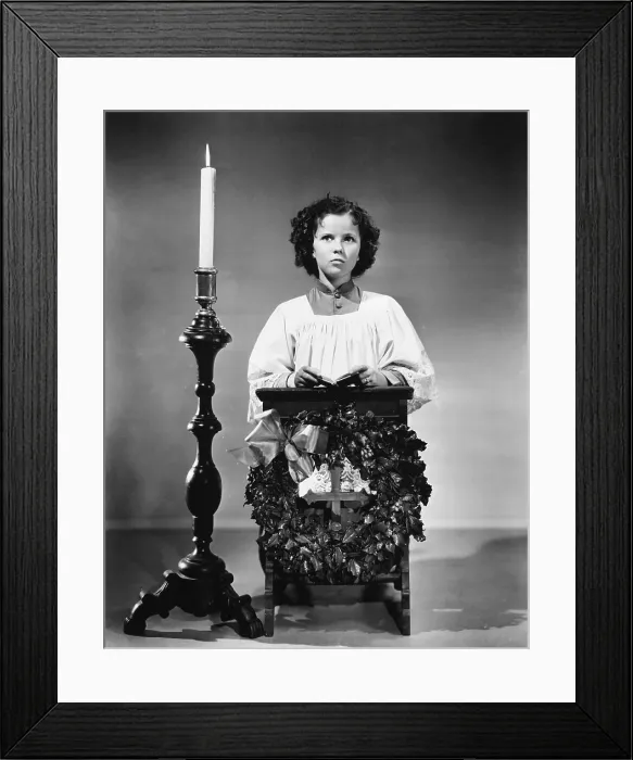 Framed Print : Shirley Temple, ca. 1938