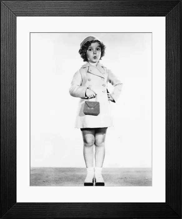 Framed Print : Shirley Temple, 1936