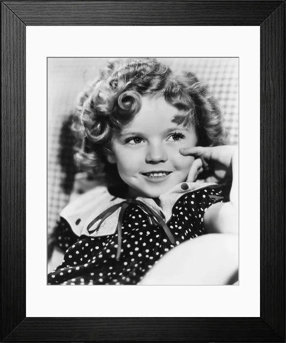 Framed Print : Shirley Temple, ca. 1934