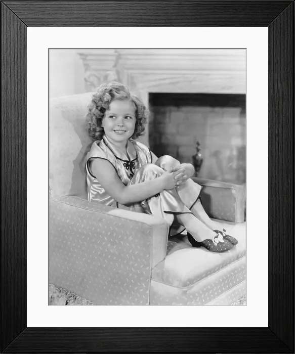 Framed Print : Shirley Temple, ca. 1935