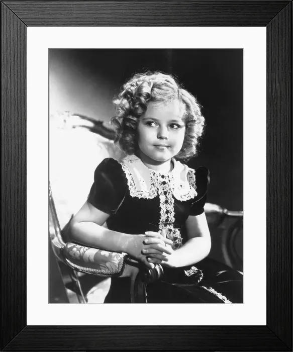 Framed Print : Shirley Temple, ca. 1935