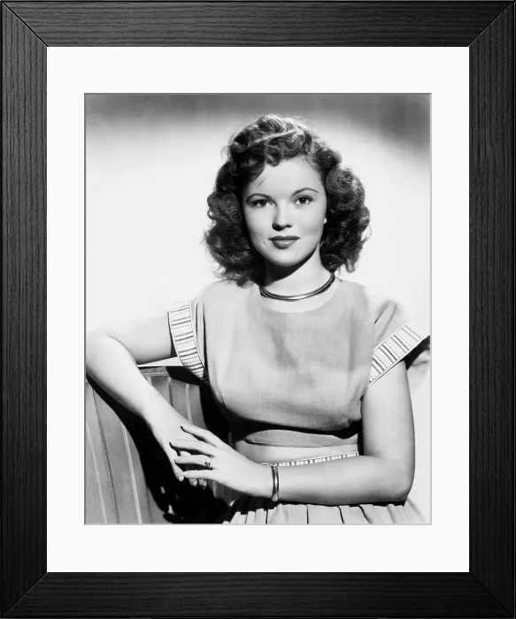 Framed Print : Shirley Temple. ca. 1947