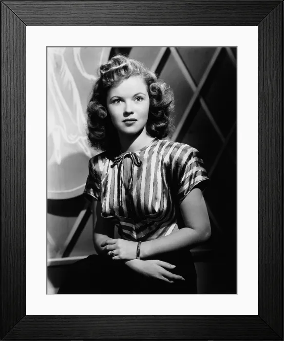 Framed Print : Shirley Temple. ca. 1947