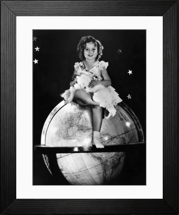 Framed Print : Shirley Temple, Fox Film portrait, ca. 1935. Fox Film Corporation, TM & Copyright, courtesy Everett Collection