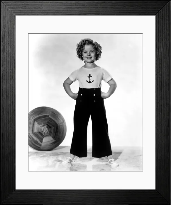 Framed Print : Shirley Temple, 20th Century-Fox portrait, ca. 1935. 20th Century-Fox Film Corporation, TM & Copyright / courtesy Everett Collection